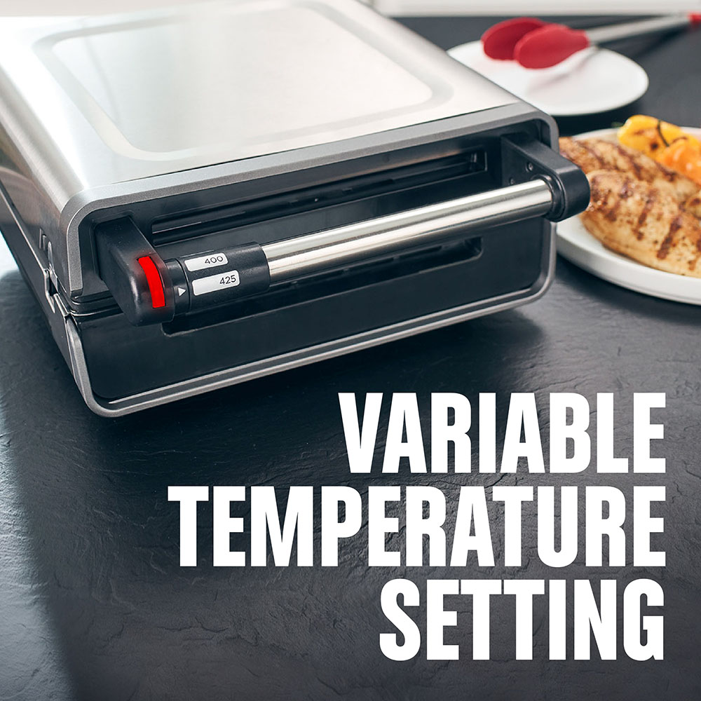 Contact Smokeless Select a Temp. Grill George Foreman